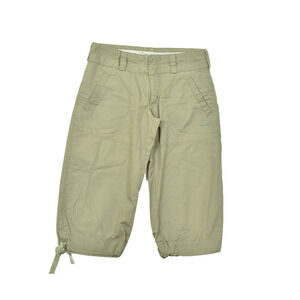 Nike Women's Cargo Pants Capri XS (0-2) Cotton Drawstring Cuff